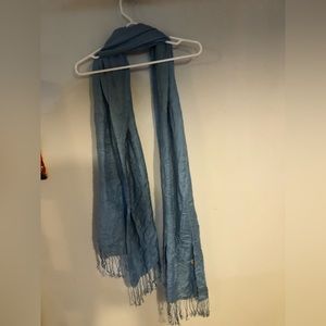 Light blue scarf